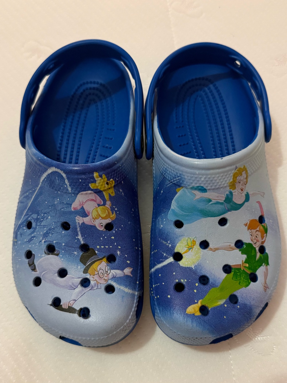 Disney Crocs Peter Pan Slip-On Clog Shoes